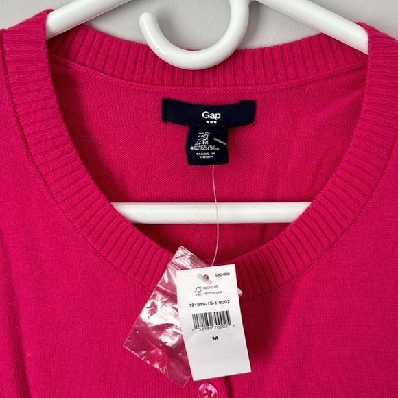 🆕 Gap Factory Button Up Cardigan - Pink - Women’s size medium - Picture 2 of 5